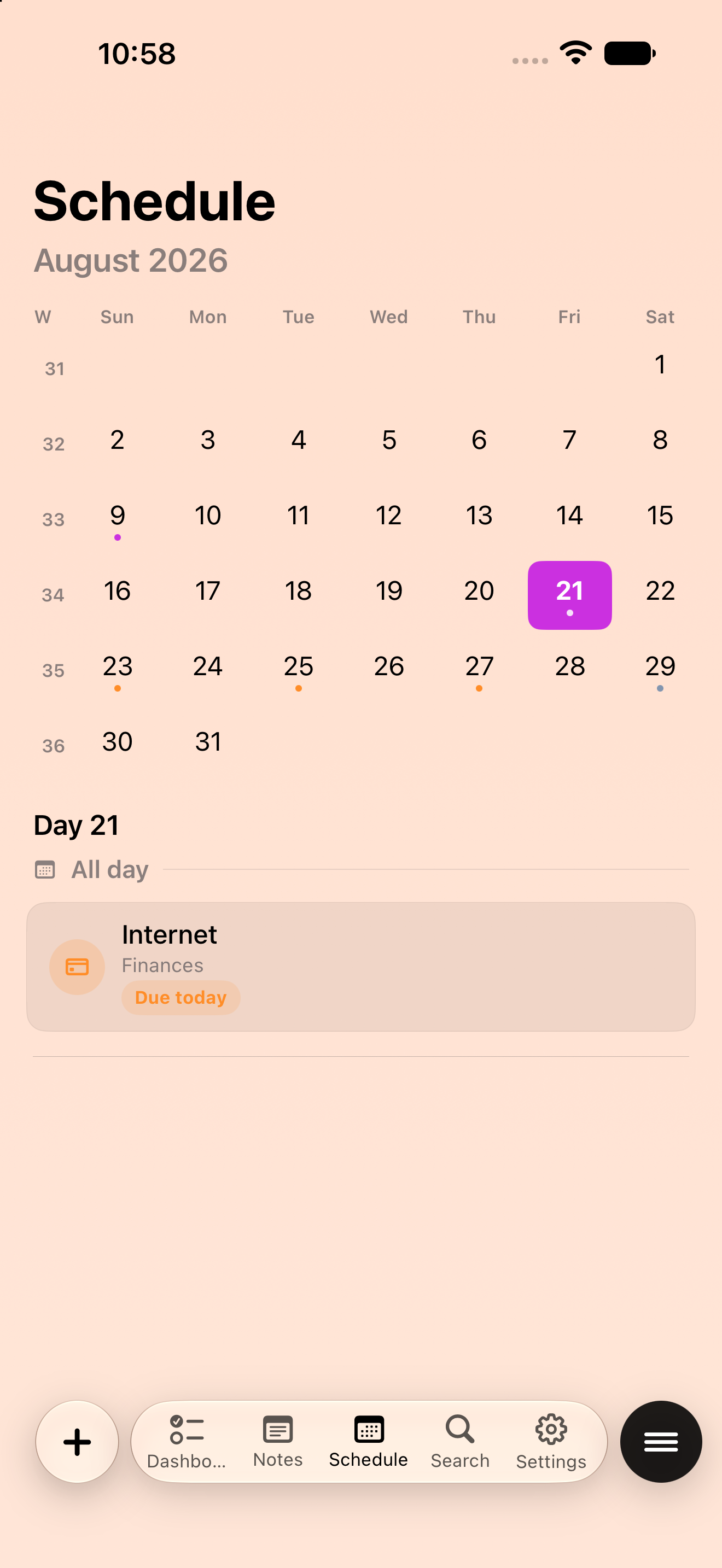 Calendário