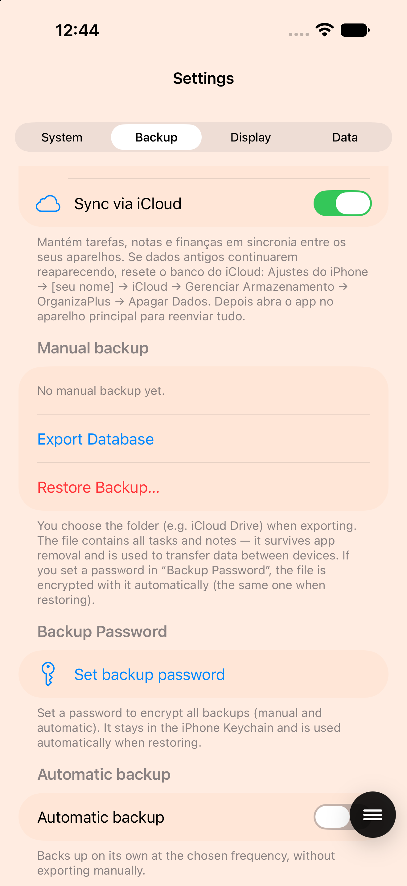 Backup