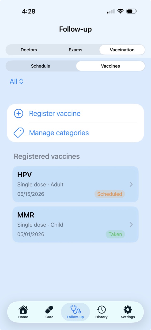 Vacinação / Vaccination